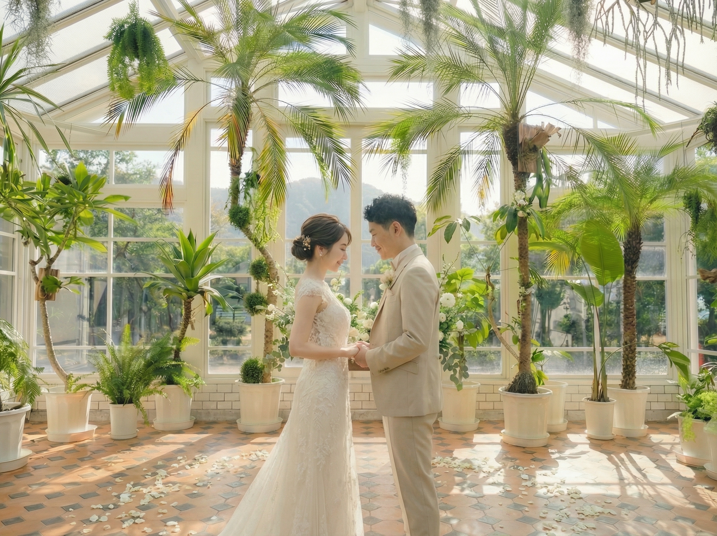 会食や顔合わせ、婚礼など出会った後の広がりをイメージする場面
